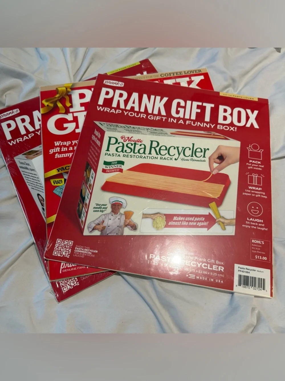 🏠 Lot 3 kitchen home bridal prank-o gift boxes NIP prank gag funny party